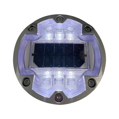 Luz subterráneo solar integrada IP68 de aluminio encajonando 6 pernos prisioneros del camino de los tornillos LED