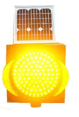 Semáforos accionados solares de Ddurable 18V 8W, el destellar Amber Traffic Lights