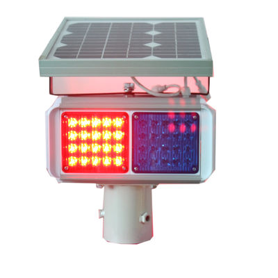 5m m rojos y azules LED IP55 LED accionado solar estallaron la luz para la seguridad en carretera