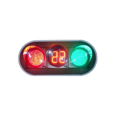 Color verde amarillo rojo resistente de agua LED de la señal de tráfico de la luz IP65 3