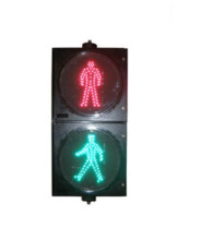Vivienda ULTRAVIOLETA peatonal estática de la PC de la resistencia del semáforo del LED GE para la seguridad de tráfico
