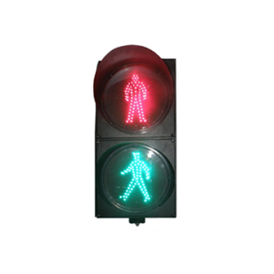 Alta PC ULTRAVIOLETA anti roja peatonal del color verde del semáforo del brillo LED 300m m