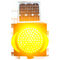 Alto accionada solar amarillo el brillo 12V 7AH semáforo plástico