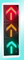 Vivienda ULTRAVIOLETA de la PC de la resistencia del semáforo de la prenda impermeable 300m m LED GE con la flecha 3