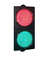 PC ULTRAVIOLETA anti verde roja del semáforo de 300m m LED con la alta seguridad eficiente