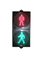 Vivienda ULTRAVIOLETA peatonal estática de la PC de la resistencia del semáforo del LED GE para la seguridad de tráfico